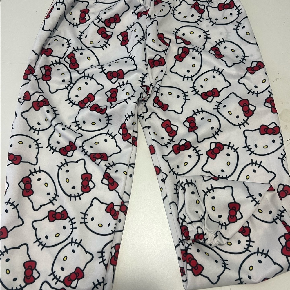 Hello Kitty Kids Pajama Bottoms - White and Red